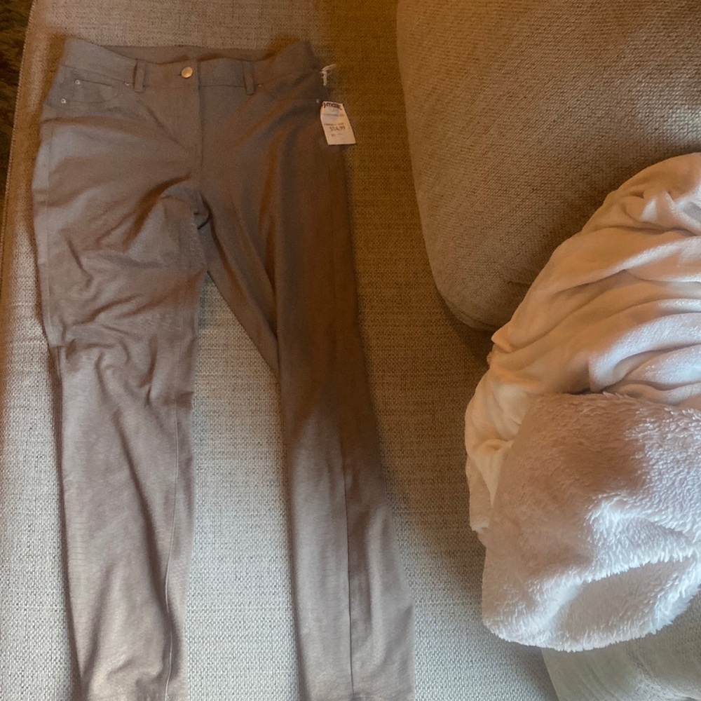 Artisan NY beige suede leggings in size 6. Never been worn